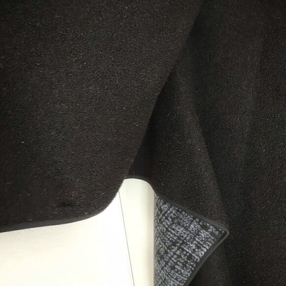 Ike Behar Womens Wrap OS Black Reversible Full Casual Preppycore Classicore Y2K - Picture 4 of 8